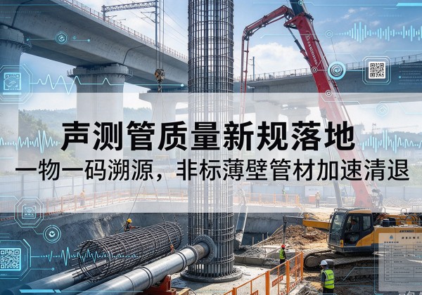 保定声测管质量新规落地，一物一码溯源，非标薄壁管材加速清退